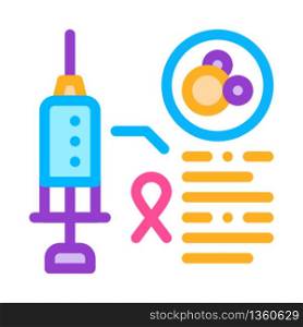 medical injection icon vector. medical injection sign. color symbol illustration. medical injection icon vector outline illustration