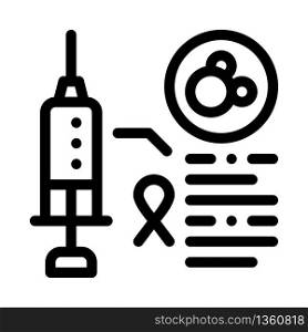 medical injection icon vector. medical injection sign. isolated contour symbol illustration. medical injection icon vector outline illustration