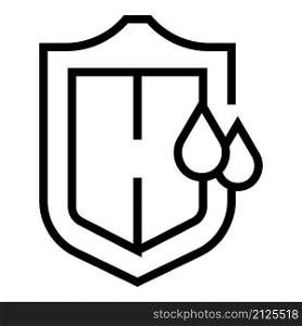 Medical insurance icon outline vector. Health life. Care shield. Medical insurance icon outline vector. Health life