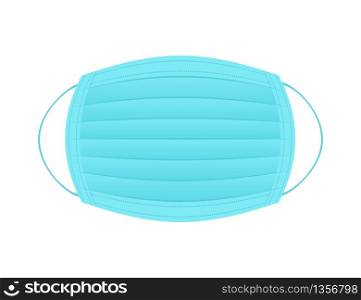 Medical mask, great design for any purposes. Protective face mask. Healthcare, medicine. Vector stock illustration. Medical mask, great design for any purposes. Protective face mask. Healthcare, medicine. Vector stock illustration.