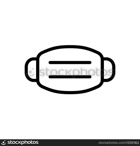 Medical mask icon vector design templates on white background