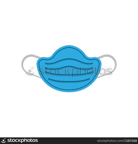 Medical mask logo vector icon design