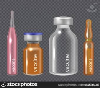 Medical&oules. Healthcare items for treatment chemical vitamins&oule with vaccine injection from covid viruses decent vector realistic templates. Medical vial to care and treatment illustration. Medical&oules. Healthcare items for treatment chemical vitamins&oule with vaccine injection from covid viruses decent vector realistic templates