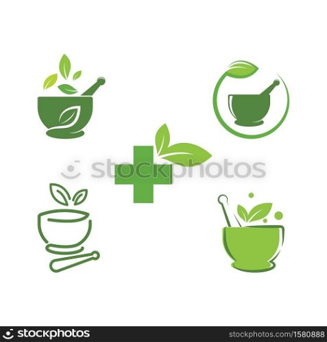 Medical Pharmacy illustration logo vector template