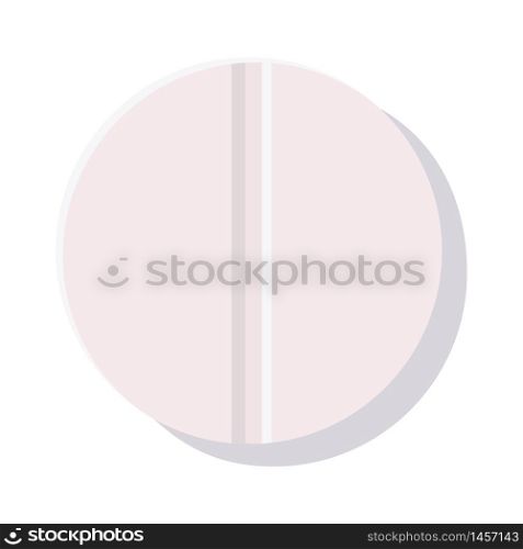 Medical Pill colorfuul white template on white background. Medical Pill colorfuul white template on white background. Mockup design. Vector illustration isolated