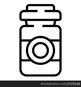 Medical pills jar icon outline vector. Medicine pill. Pharmacy prescription. Medical pills jar icon outline vector. Medicine pill
