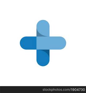 medical plus logo design vector