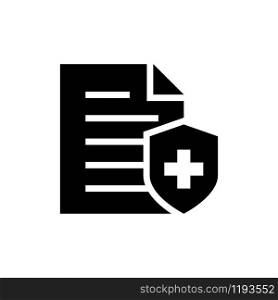 medical record icon trendy template