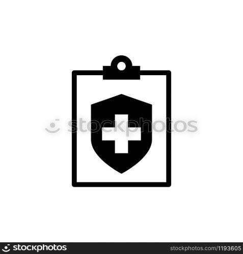 medical record icon trendy template
