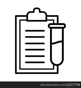 Medical report icon vector