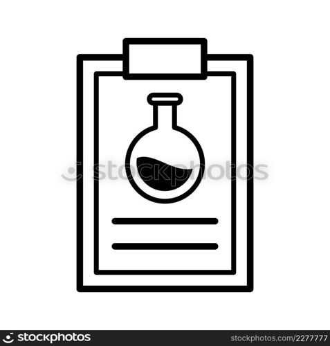 Medical report icon vector