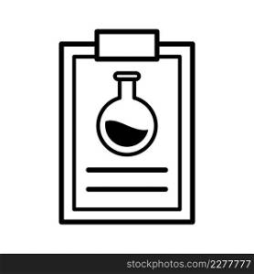 Medical report icon vector