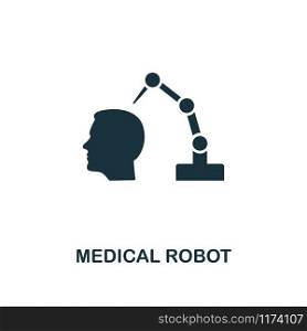 Medical Robot icon. Premium style design from future technology icons collection. Pixel perfect medical robot icon for web design, apps, software, printing usage.. Medical Robot icon. Premium style design from future technology icons collection. Pixel perfect Medical Robot icon for web design, apps, software, print usage