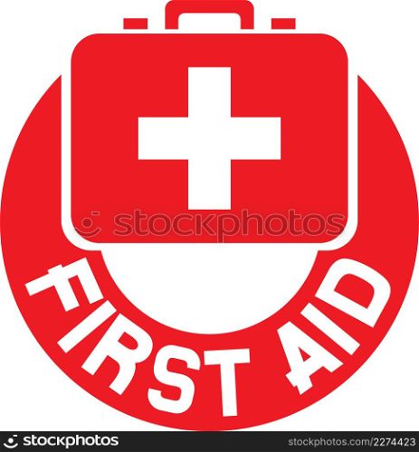 Medical sign button (first aid icon)