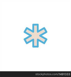 medical sign icon flat vector logo design trendy illustration signage symbol graphic simple