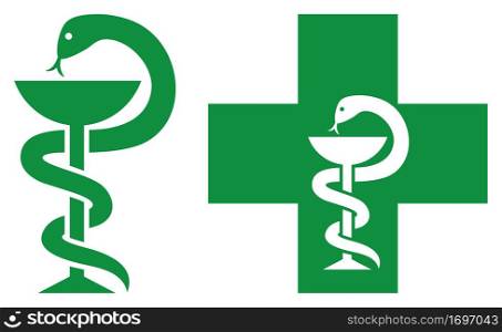 Medical snake symbol
