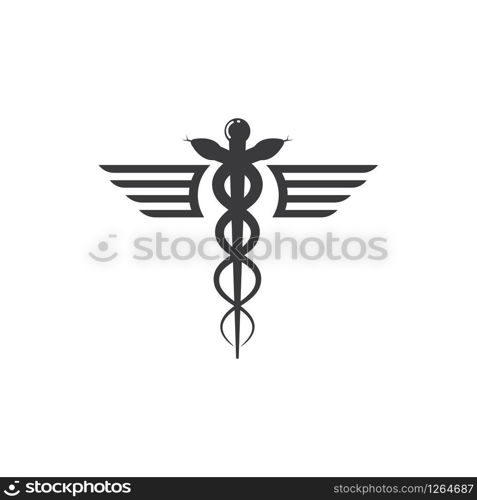 medical snake vector icon illustration design