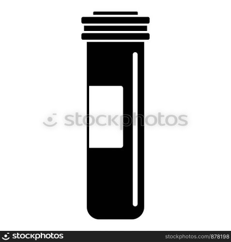 Medical sterilized jar icon. Simple illustration of medical sterilized jar vector icon for web design isolated on white background. Medical sterilized jar icon, simple style