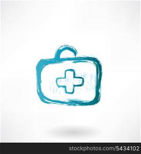 medical suitcase icon