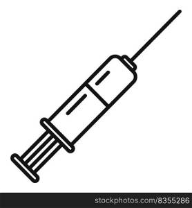 Medical syringe icon outline vector. Family health. Man care. Medical syringe icon outline vector. Family health