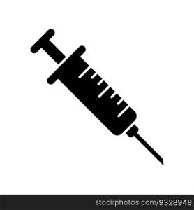 Medical syringe icon vector on trendy design