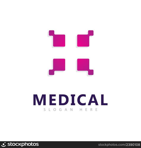 Medical technology Logo Vector Template,  Creative Pharmacy Logo vector design
