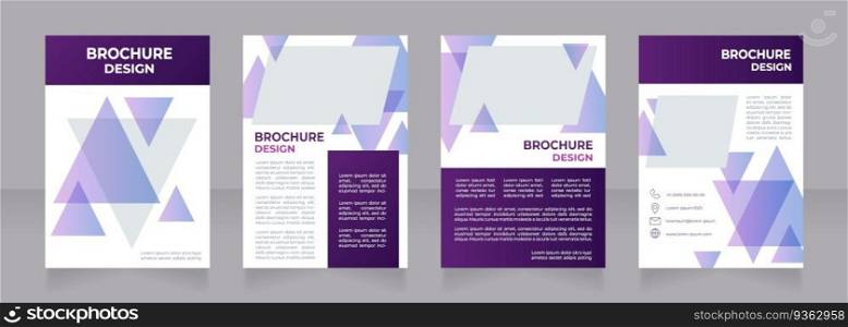 Medical tourism opportunities blank brochure design. Healthcare. Template set with copy space for text. Premade corporate reports collection. Editable 4 paper pages. Montserrat font used. Medical tourism opportunities blank brochure design