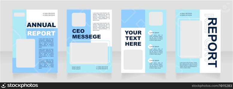 Medical treatment creative blank brochure layout design. Vertical poster template set with empty copy space for text. Premade corporate reports collection. Editable flyer paper pages. Medical treatment creative blank brochure layout design