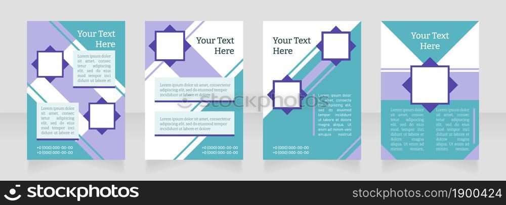 Medical treatment reporting blank brochure layout design. Healthcare. Vertical poster template set with empty copy space for text. Premade corporate reports collection. Editable flyer paper pages. Medical treatment reporting blank brochure layout design