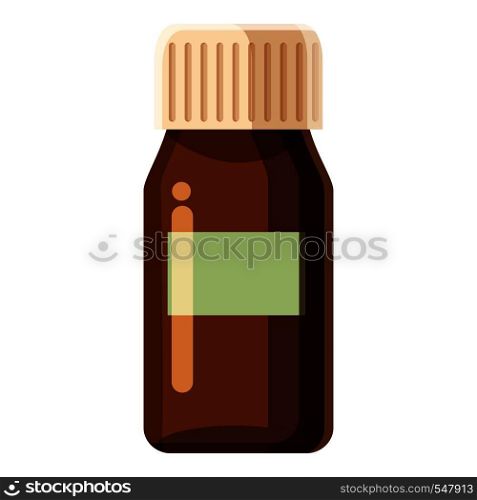 Medicine bottle icon. Cartoon illustration of medicine bottle vector icon for web design. Medicine bottle icon, cartoon style