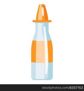 Medicine bottle icon cartoon vector. Clinic shot. Home care. Medicine bottle icon cartoon vector. Clinic shot