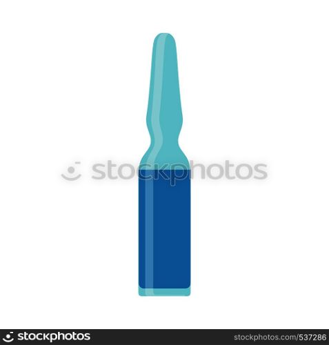 Medicine bottle injection treatment therapy equipment vaccination dose vector isolated icon.
