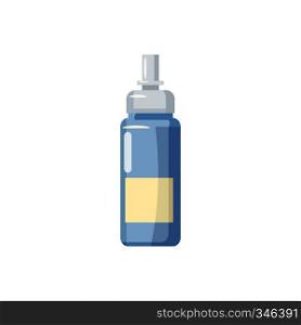 Medicine bottle of spray icon in cartoon style on a white background. Medicine bottle of spray icon, cartoon style