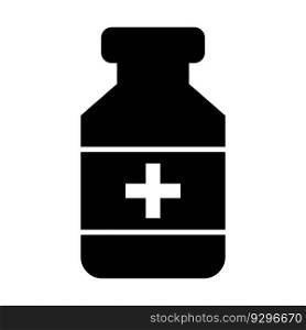 medicine container icon vector template illustration logo design