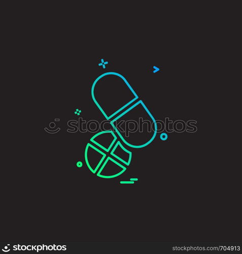 Medicine icon design vector