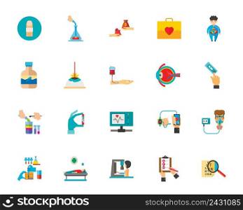 Medicine icon set. Can be used for topics like medical insurance, healthcare service, hospital, health examination
