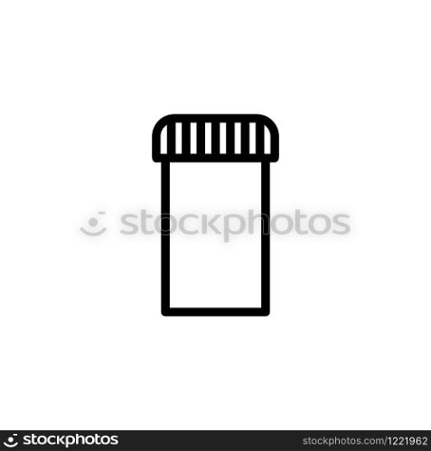 medicine jar icon design template