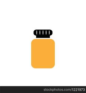 medicine jar icon design template