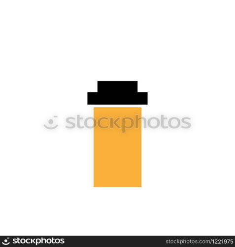 medicine jar icon design template