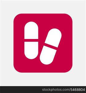 Medicine pill icon