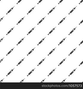 Medicine syringe icon. Simple illustration of medicine syringe vector icon for web. Medicine syringe icon, simple style