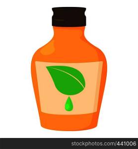 Medicine syrup bottle icon. Cartoon illustration of medicine syrup bottle vector icon for web. Medicine syrup bottle icon, cartoon style