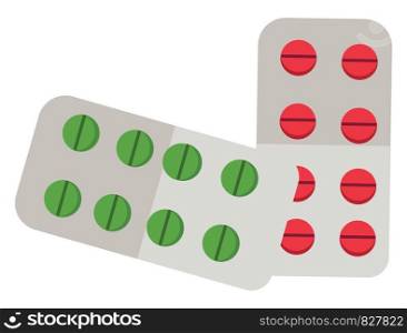 Medicine to cure illness vector or color illustration