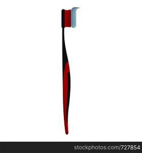 Medicine toothbrush icon. Flat illustration of medicine toothbrush vector icon for web. Medicine toothbrush icon, flat style