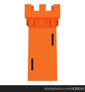 Medieval battle tower icon. Cartoon illustration of medieval battle tower vector icon for web. Medieval battle tower icon, cartoon style