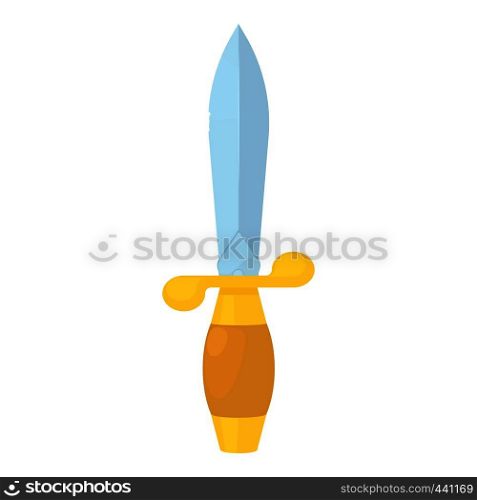 Medieval dagger icon. Cartoon illustration of medieval dagger vector icon for web. Medieval dagger icon, cartoon style