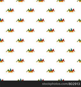 Medieval jester pattern seamless vector repeat for any web design. Medieval jester pattern seamless vector