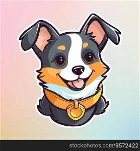 Meet the Cutest Cartoon Dog with a Gold Tag
