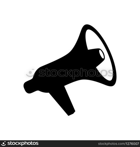 Megaphone icon. Design element for logo, label, sign, badge. Vector illustration