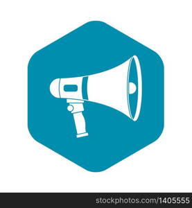 Megaphone icon. Simple illustration of megaphone vector icon for web. Megaphone icon, simple style